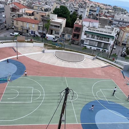 George & Nia Apartment - Central Kavala With Panoramic Terrace View Exteriör bild