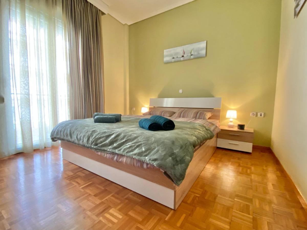 George & Nia Apartment - Central Kavala With Panoramic Terrace View Exteriör bild