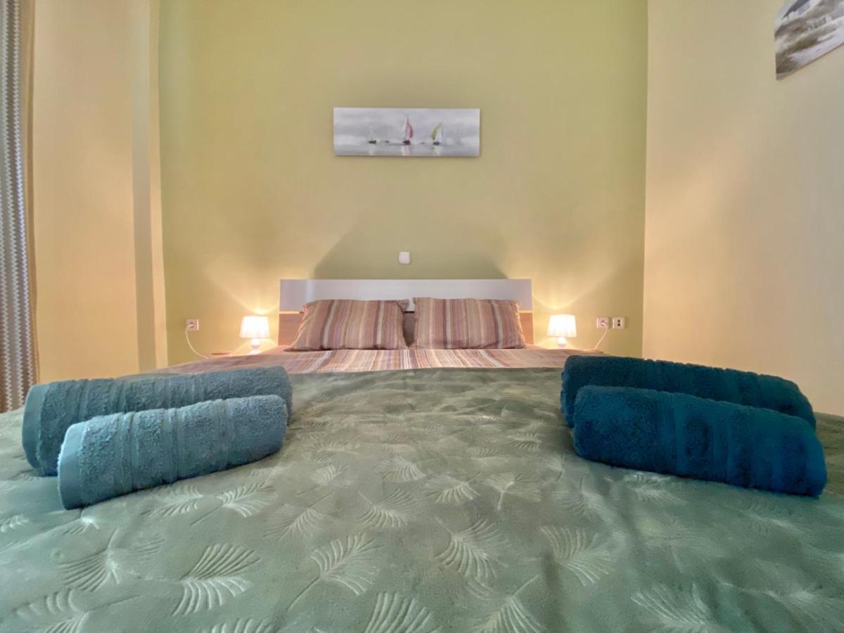 George & Nia Apartment - Central Kavala With Panoramic Terrace View Exteriör bild