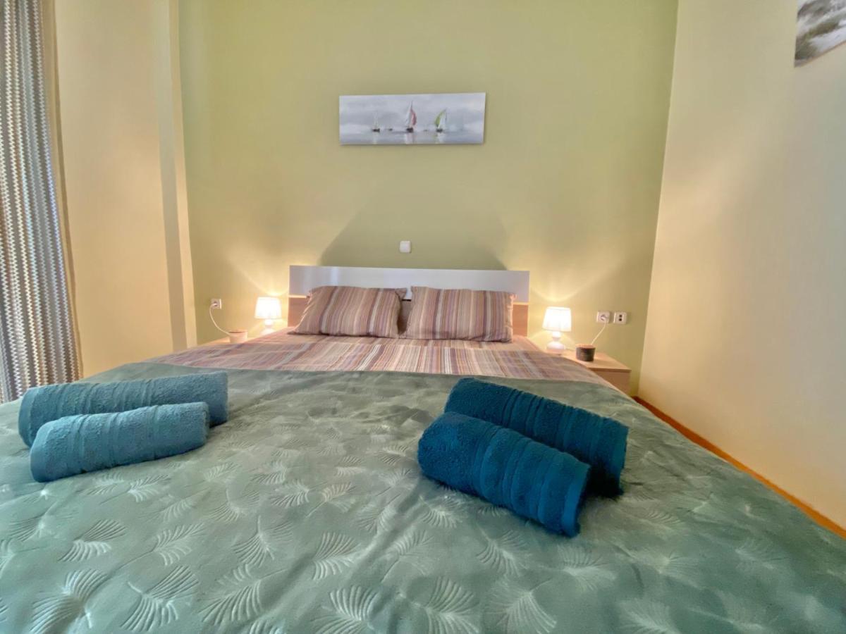 George & Nia Apartment - Central Kavala With Panoramic Terrace View Exteriör bild